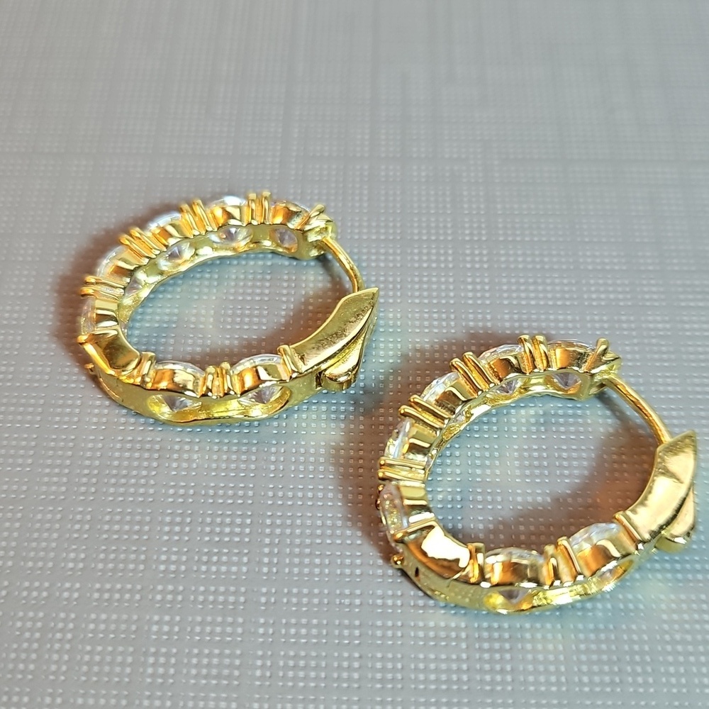 Bella Luce 12.56 ctw Eterno 18k Yellow Gold Over Sterling Earrings - Picture 3 of 6